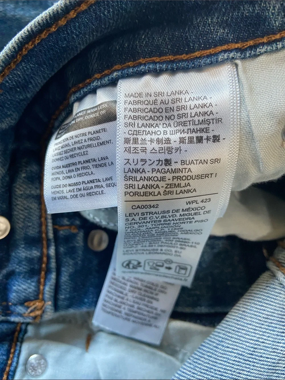 Levi's Blue Wedgie Straight High-Rise Jeans